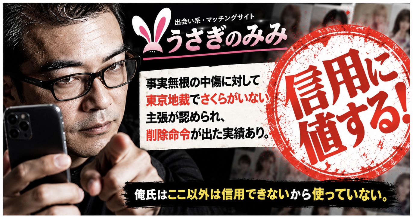 うさぎのみみ 信用に値する